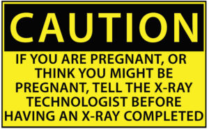 Caution Pregnant Yellow